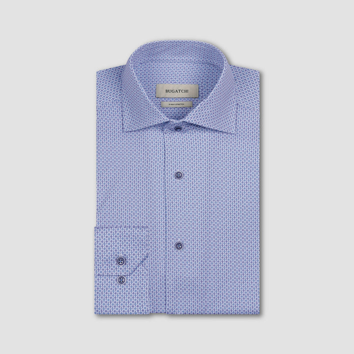 Devon Stretch Dress Shirt - Cobalt