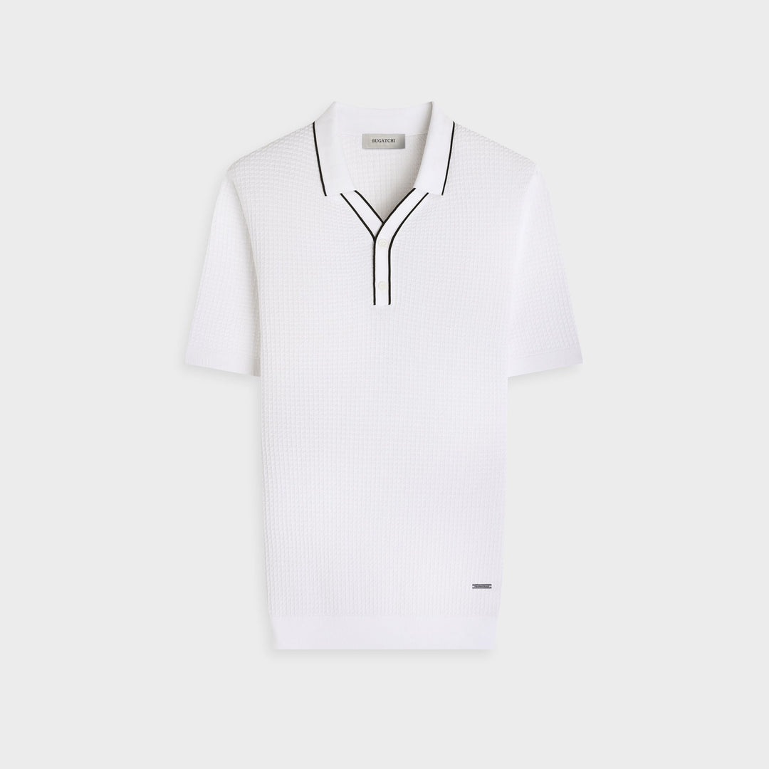 Johnny Sweater Polo - White