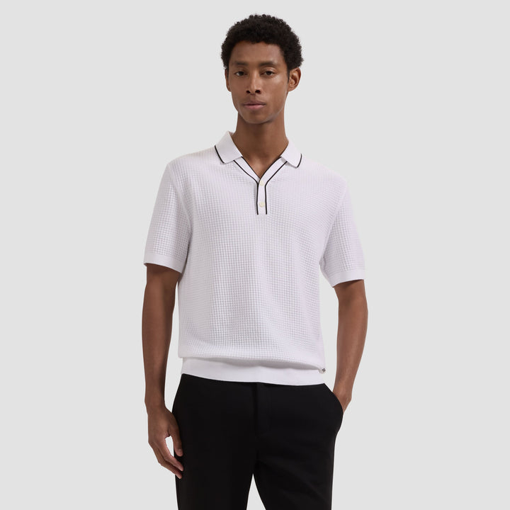 Johnny Sweater Polo - White