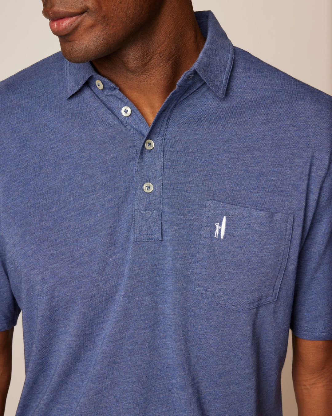 Johnnie-O Heathered Original 2.0 Polo - Oceanside