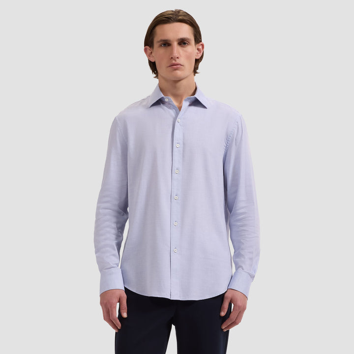 Axel Woven Twill Shirt - Air Blue