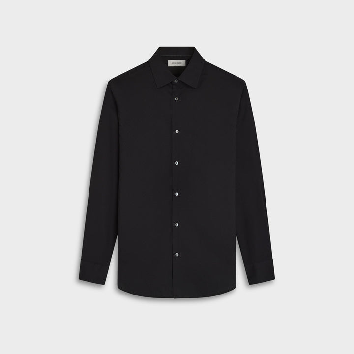 Julian Geometric Woven Shirt - Black