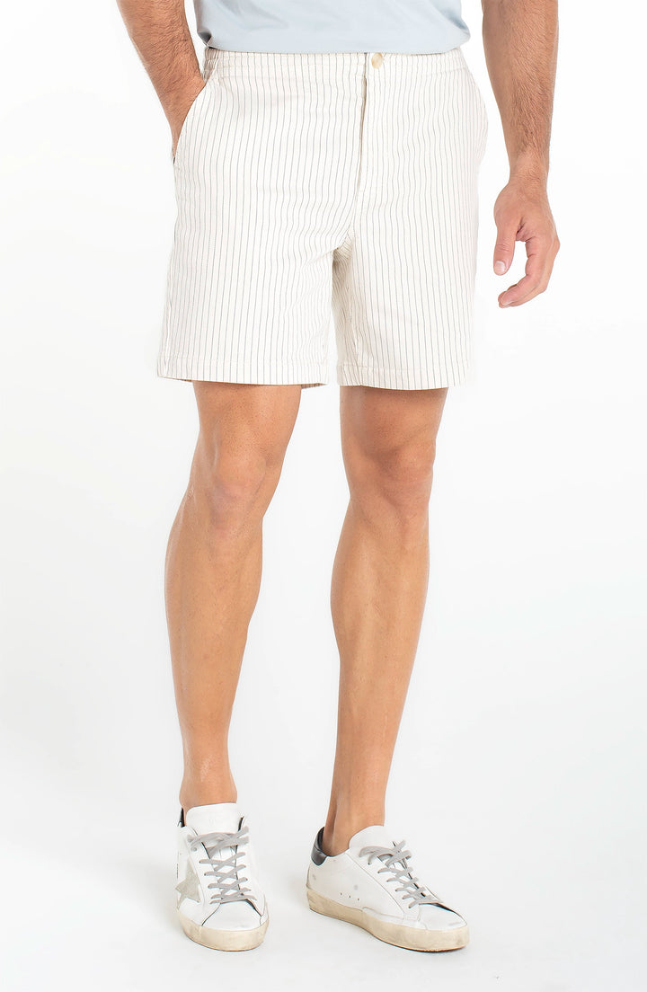 Internal Drawstring Short - Ecru Slate