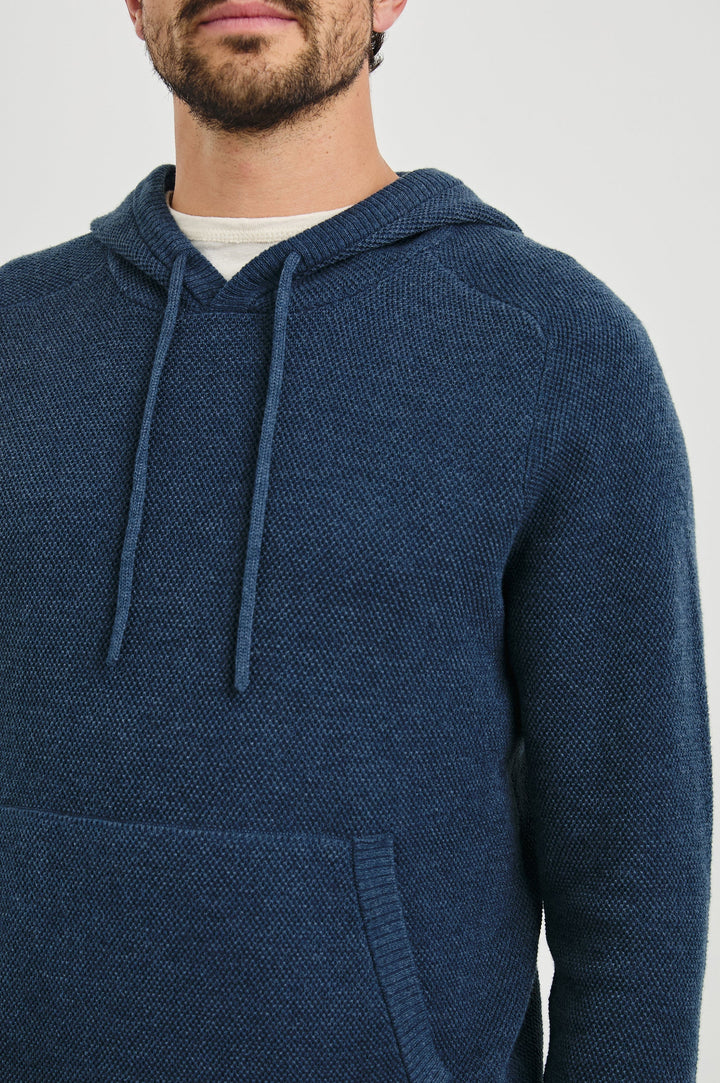 Rails Matador Hoodie - Blue Melange