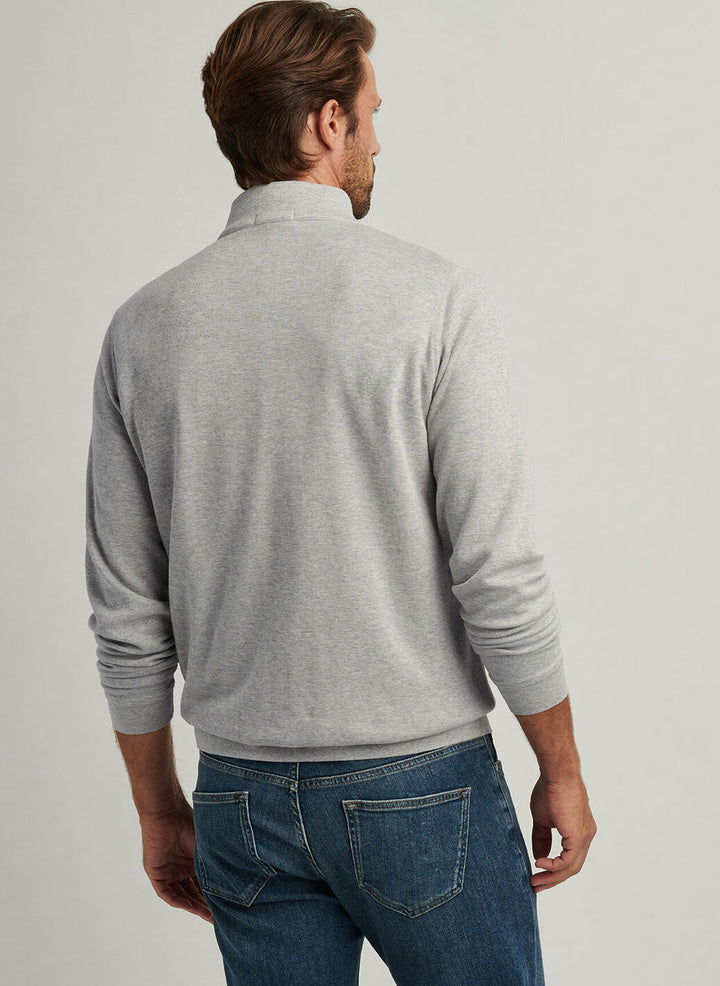 Peter Millar Crown Comfort Pullover - Light Grey