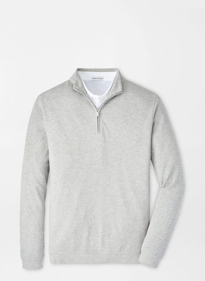 Peter Millar Crown Comfort Pullover - Light Grey