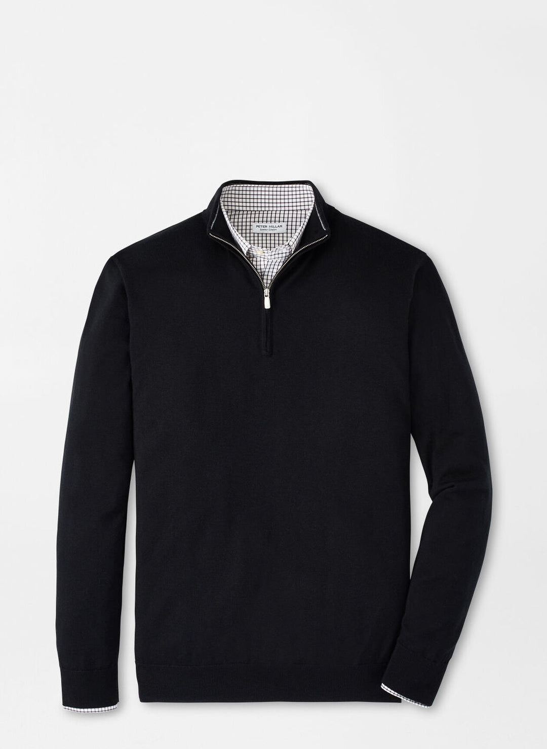 Autumn Crest 1/4 Zip Sweater - Black