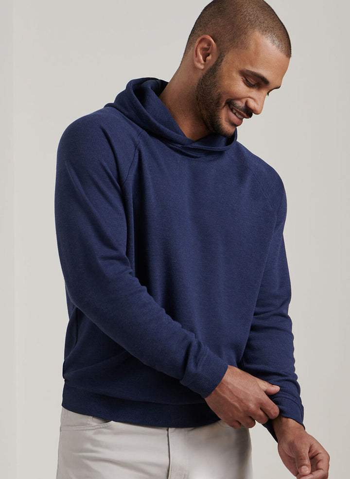 Crown Comfort Knit Hoodie - Navy