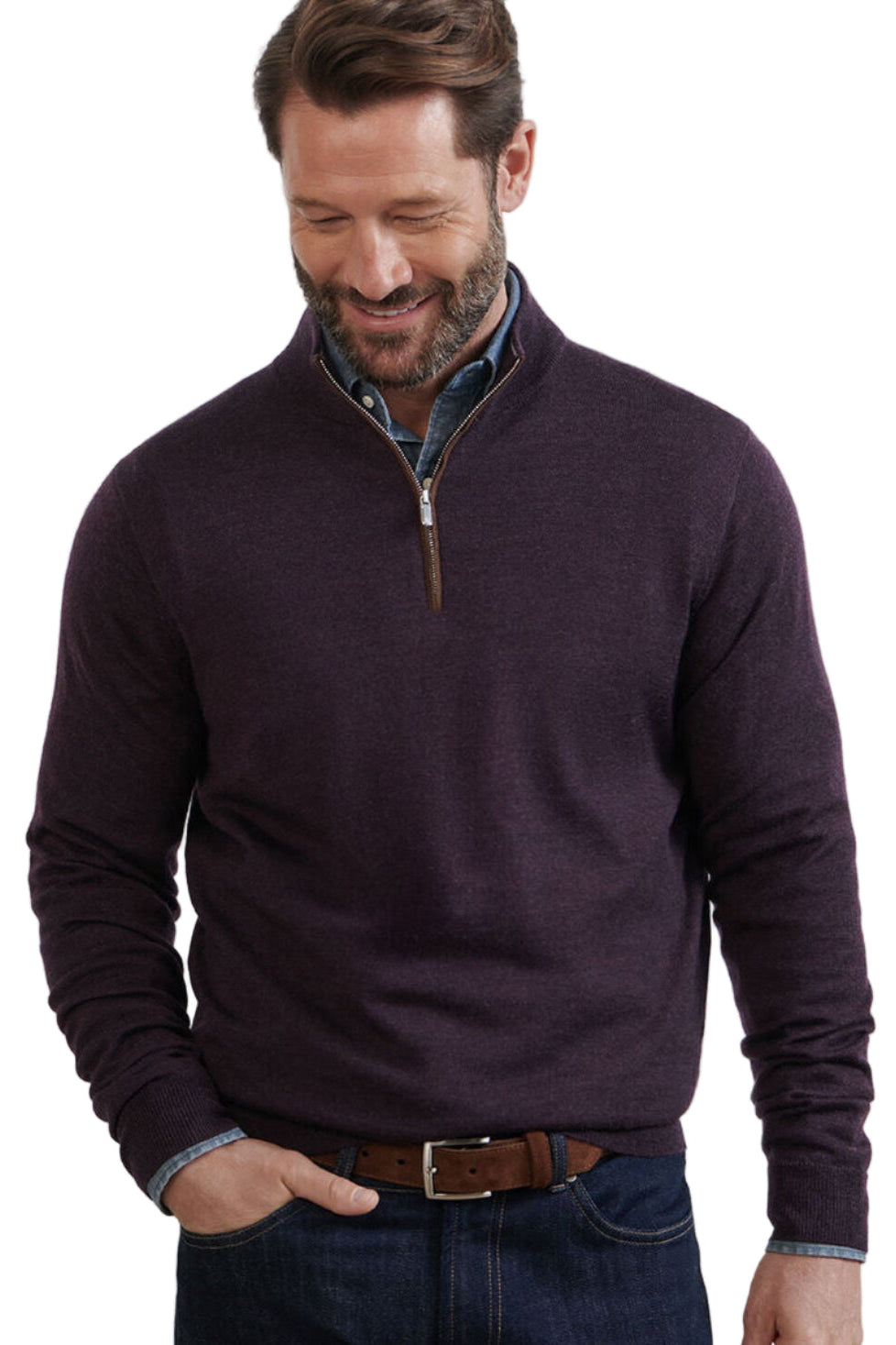 トップス FA monogram 1/4 zip knit FA monogram 1/4 zip knit