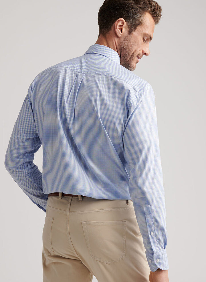 Jackson Cotton Sportshirt - Ruddy Blue