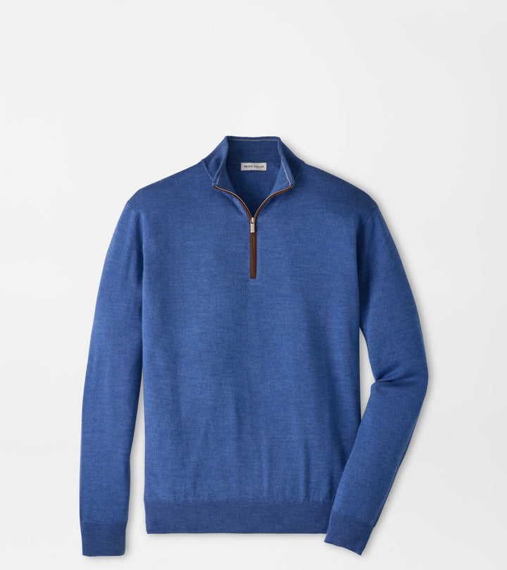 Autumn Crest 1/4 Zip - Crown Blue