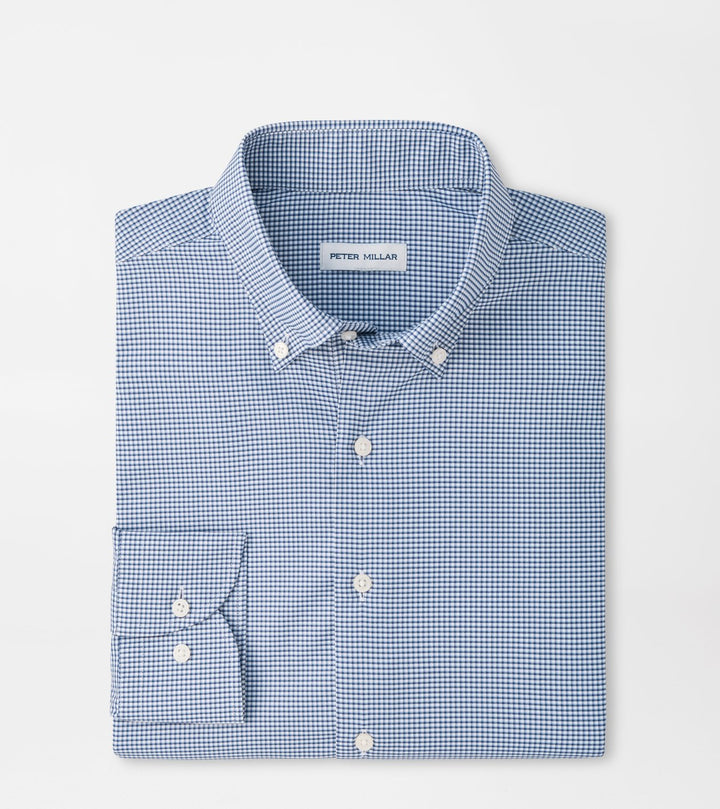 Leo Performance Twill Shirt - Navy