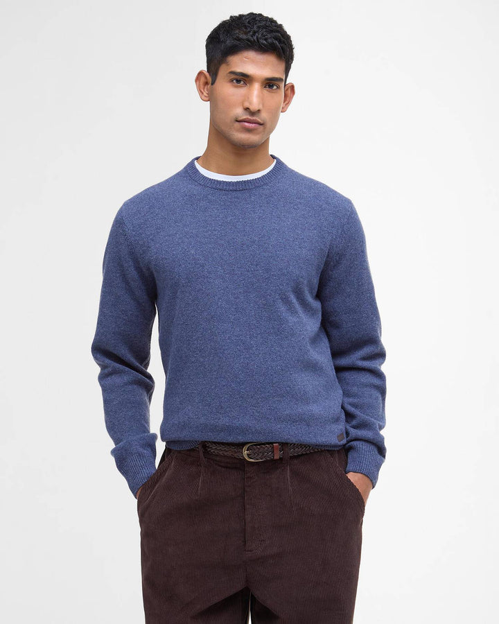 Essential Patch Crew Sweater - Dark Indigo