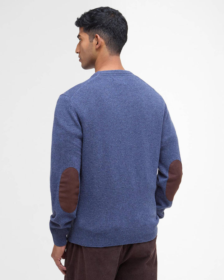 Essential Patch Crew Sweater - Dark Indigo