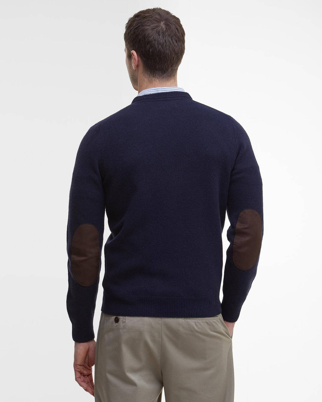 Essential Patch Crew Sweater - Navy