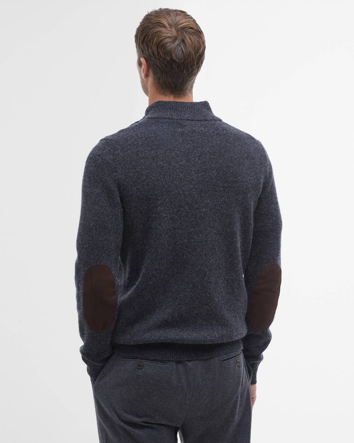 Essential Patch Halfzip Jumper - Navy