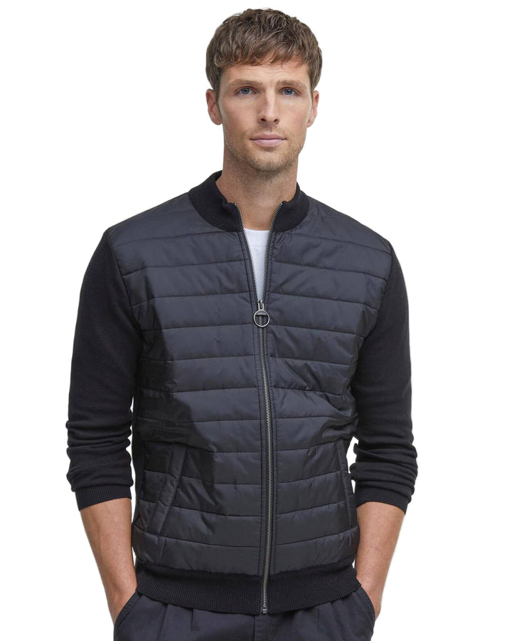 Essential Carn Baffle Zip Jacket - Black