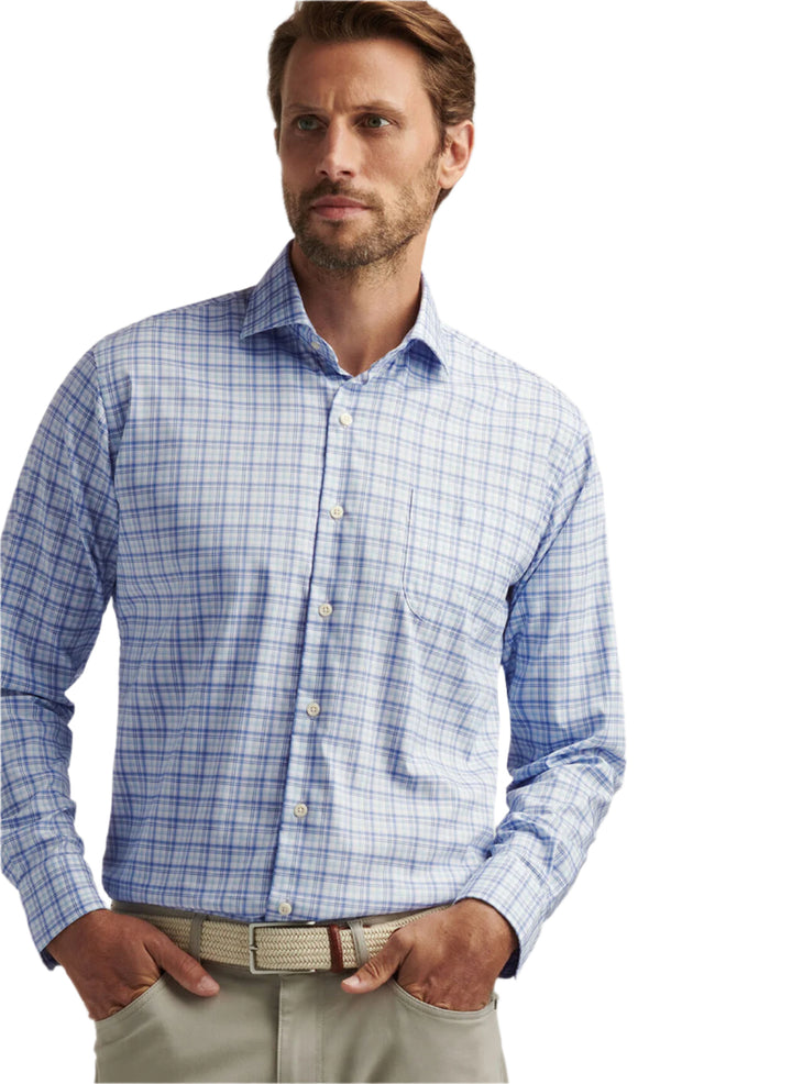 Peter Millar Garrow Shirt - Blue Freesia