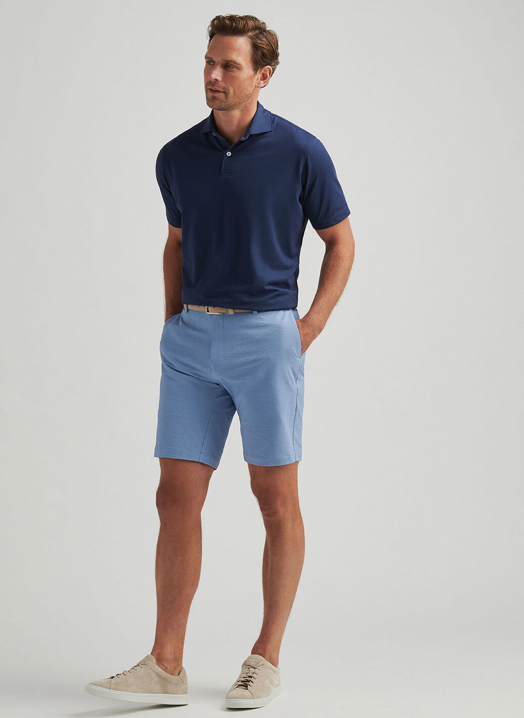 Peter Millar Matlock Seersucker Short - Angelite