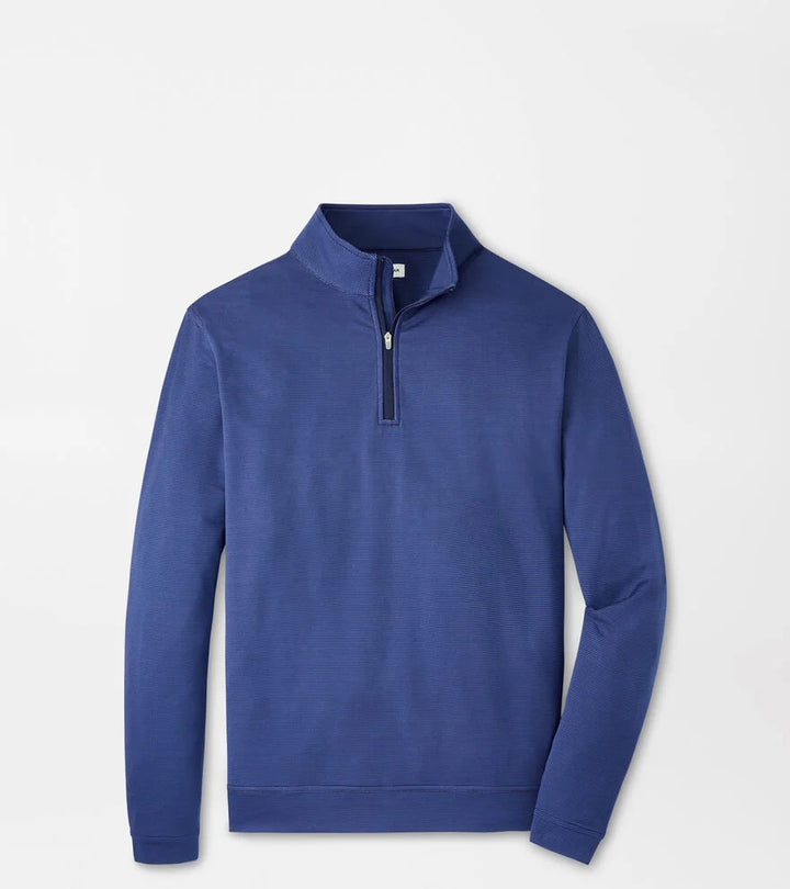 Perth Performance 1/4 Zip - Navy Stripe