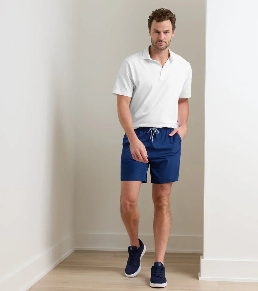 Crown Swim Trunk - Atlantic Blue