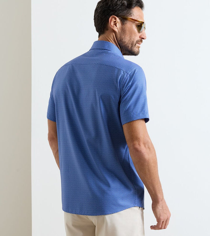 Jackson Poplin SS Shirt - Windsor Blue