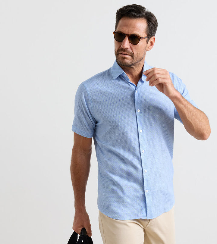 Windsail Cotton Shirt - Bluebird