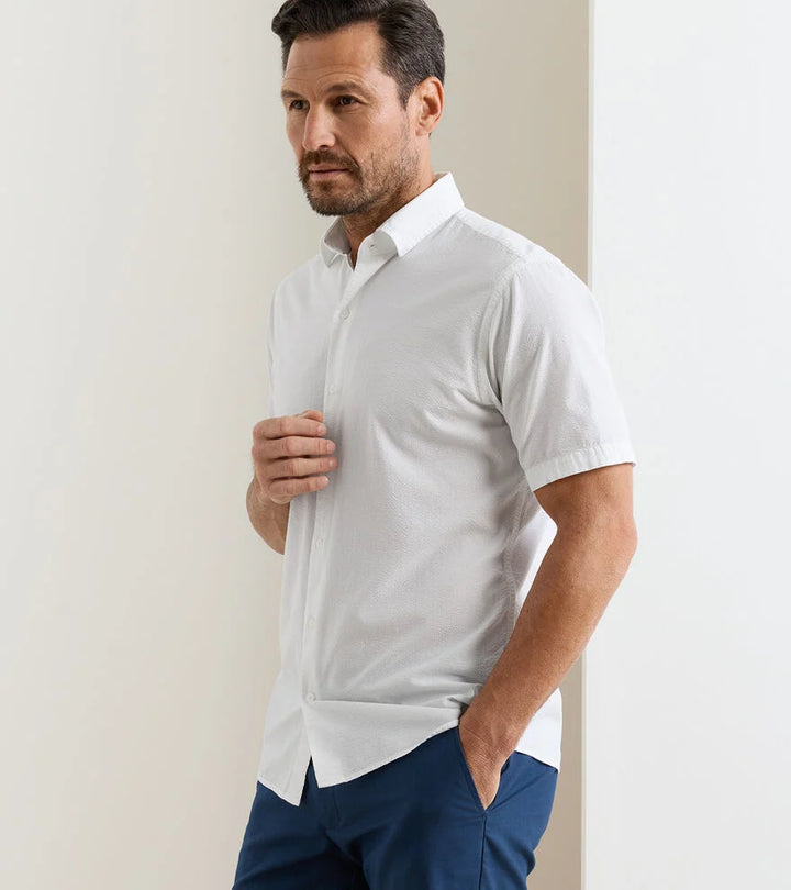 Seaward Cotton Shirt - White