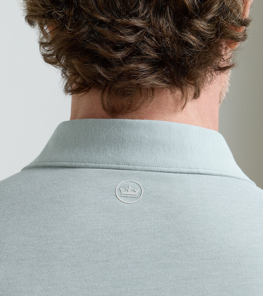 Albatross Cotton Pique Polo - Light Willow