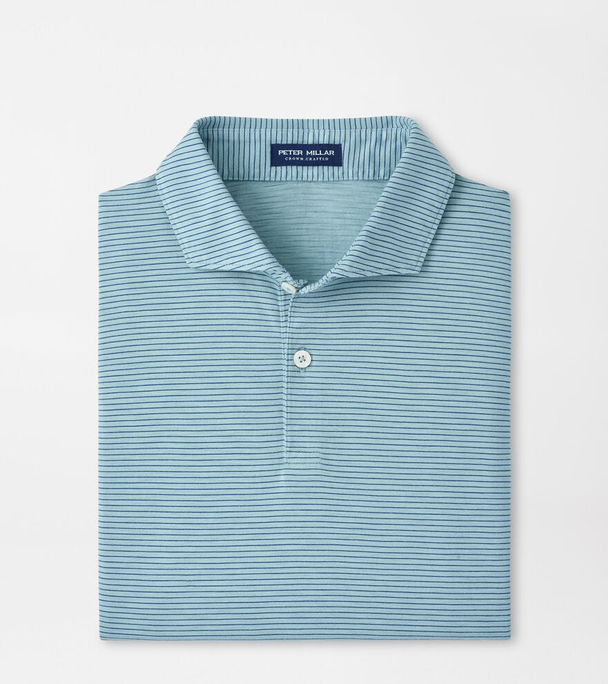 Journeyman Stripe Polo - Light Willow