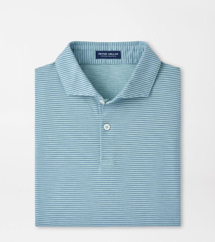 Journeyman Stripe Polo - Light Willow