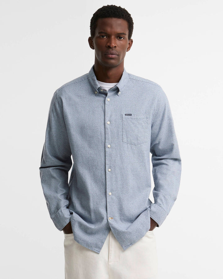 Turner Houndstooth Shirt - Blue