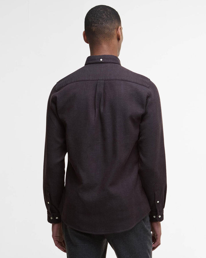 Buckley Herringbone Shirt - Dark Oak