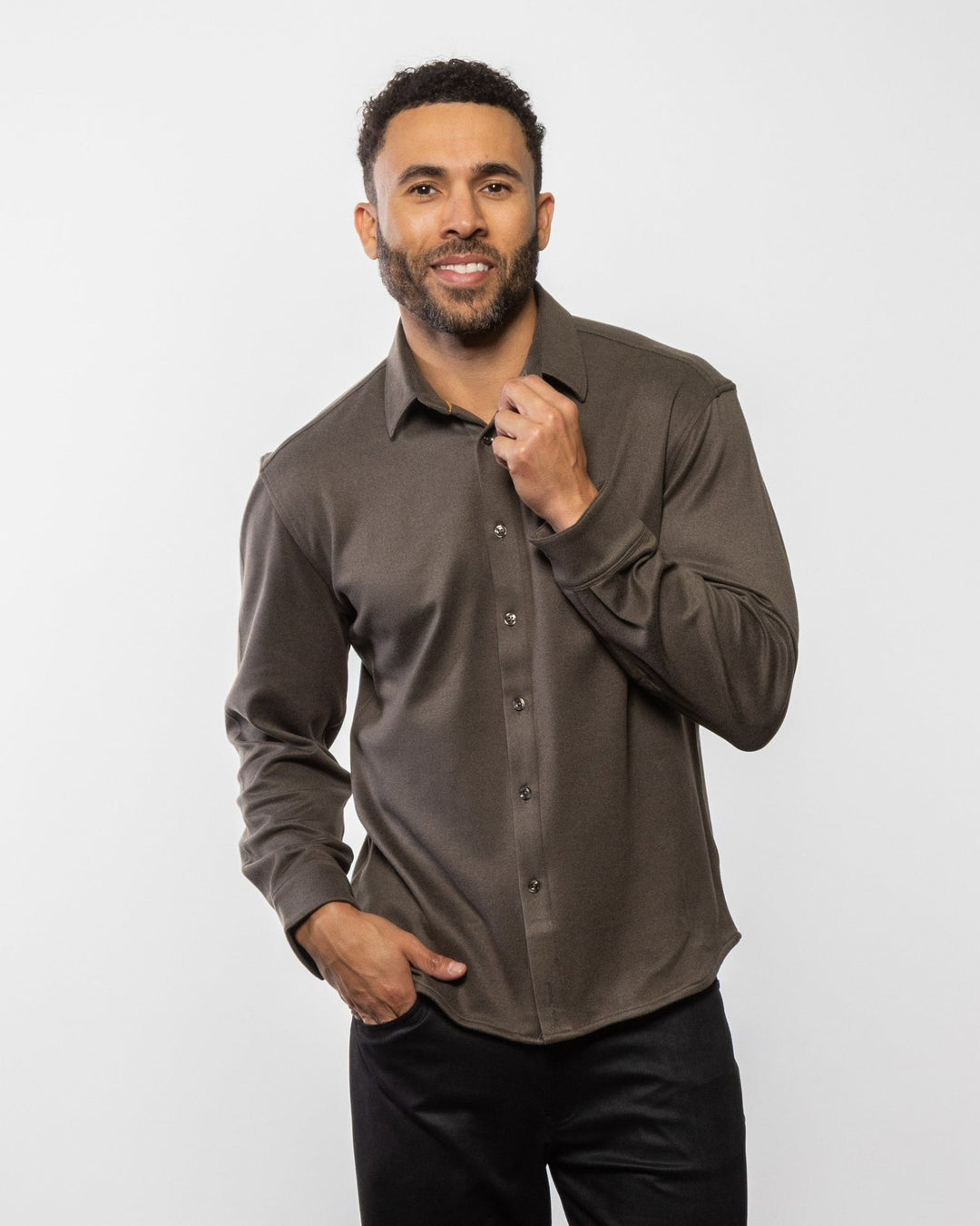 Hermosa Shirt - Coffee