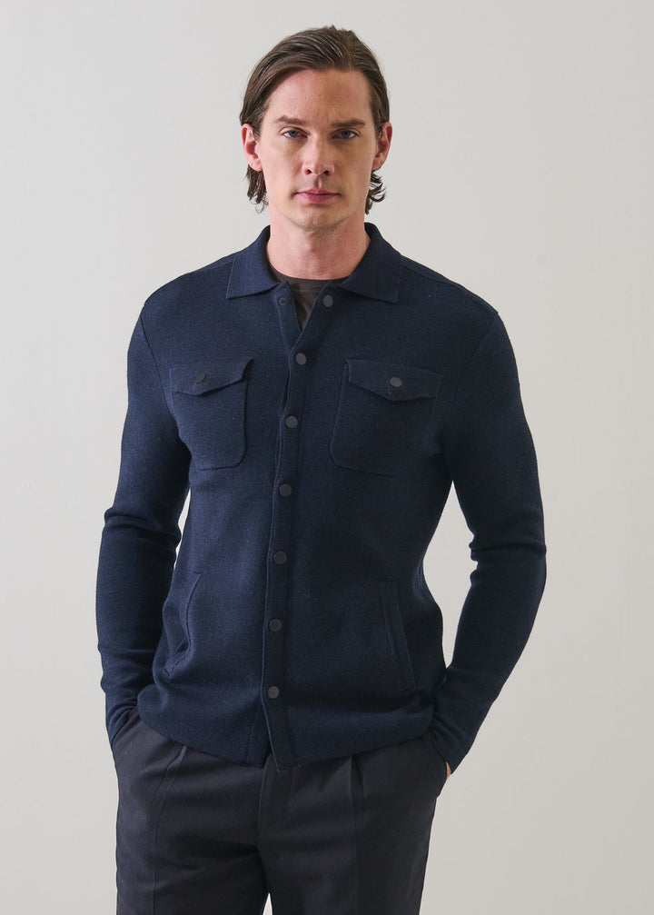 Snap Shirt Jacket - Mammoth