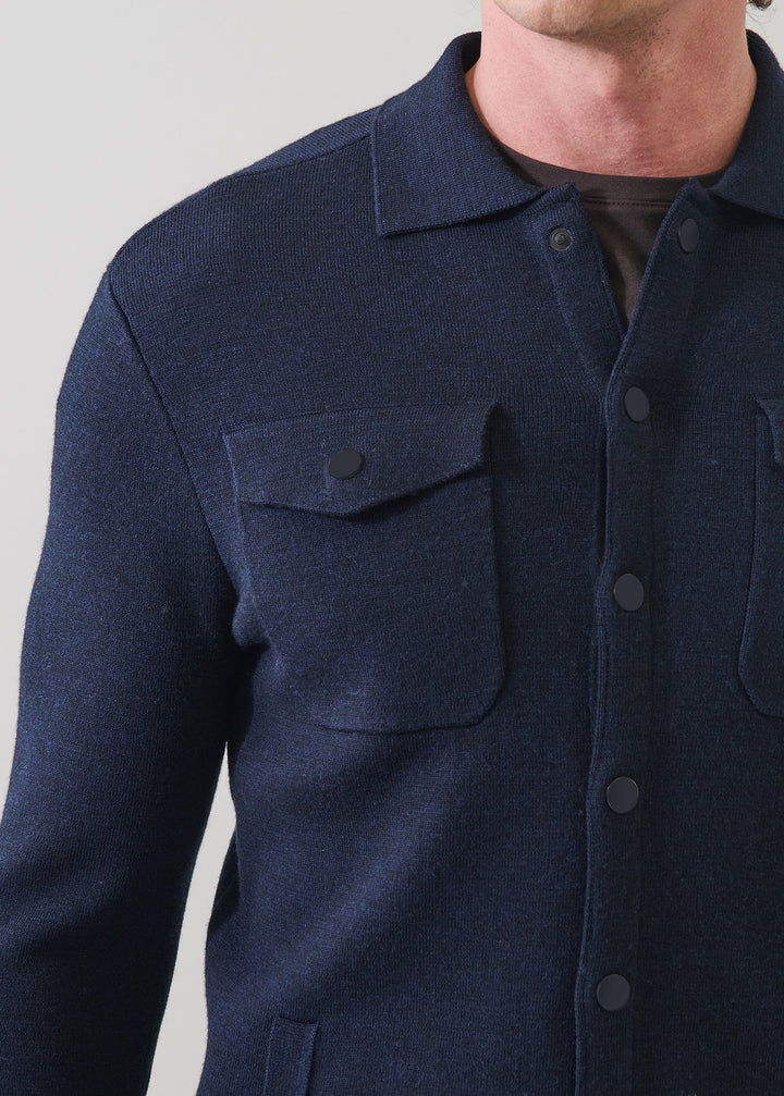 Snap Shirt Jacket - Mammoth