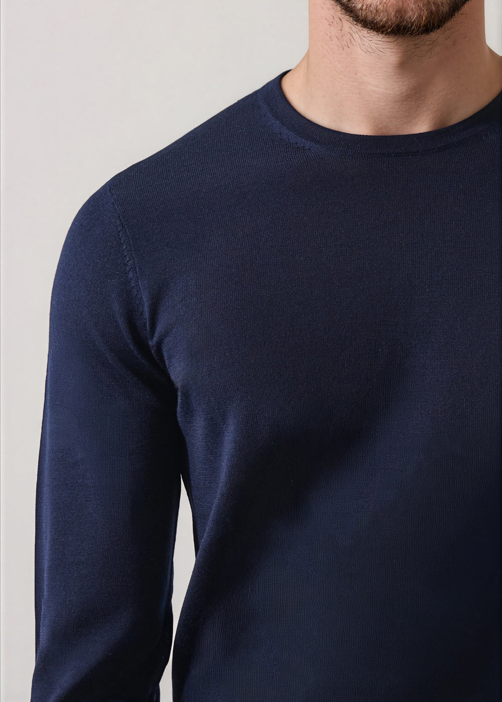 Merino Crewneck - Midnight