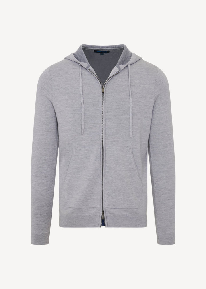 Full Zip Hoodie - Frost Grey