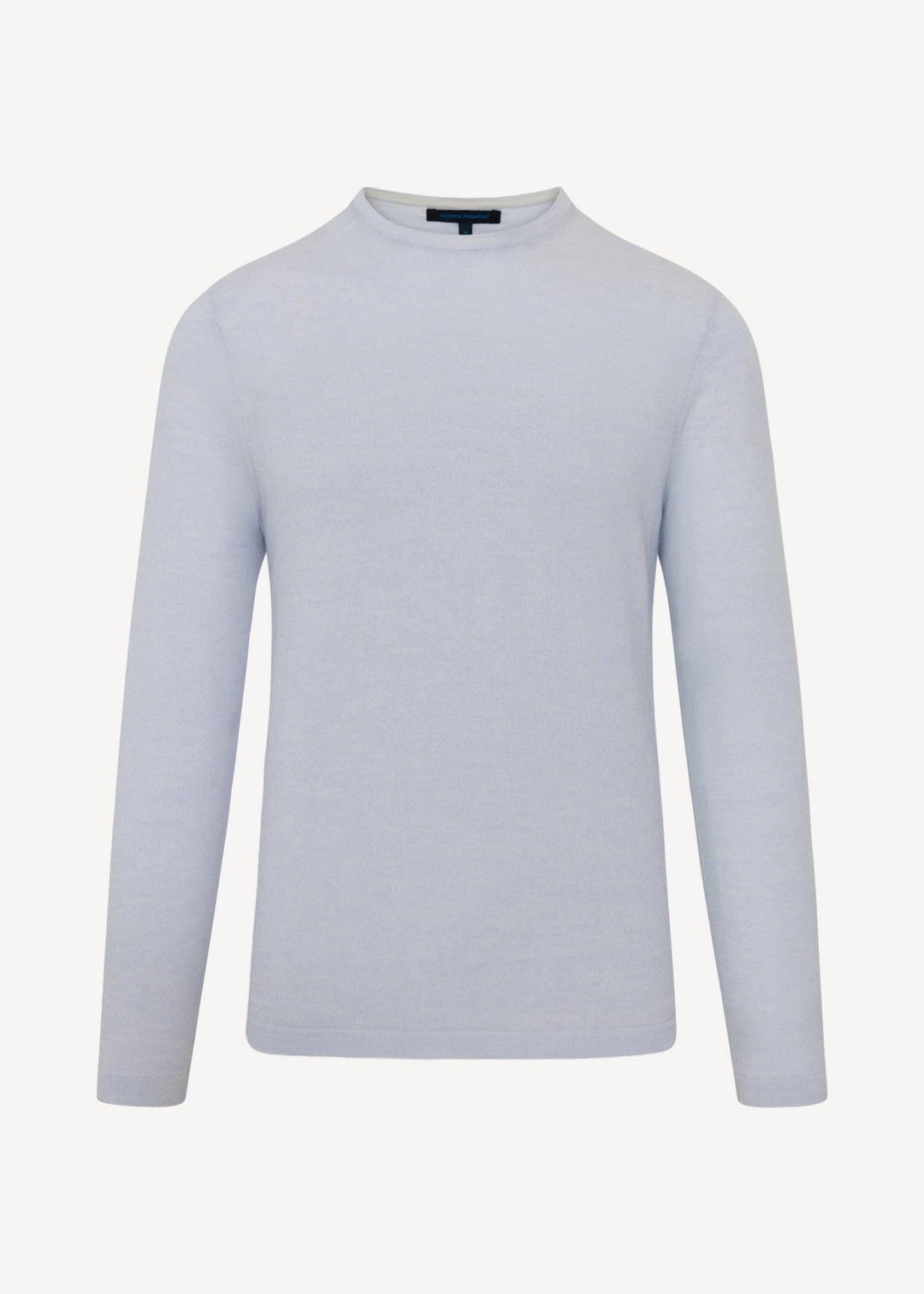 Cotton Cupro Crewneck - Ocean
