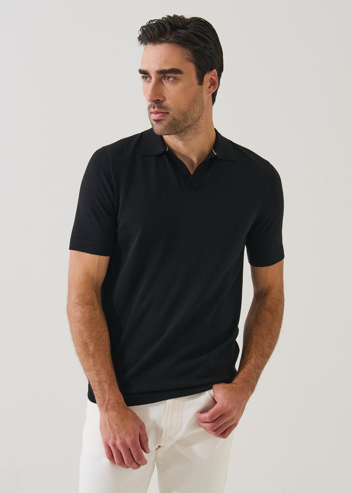 Johnny Collar Polo - Black