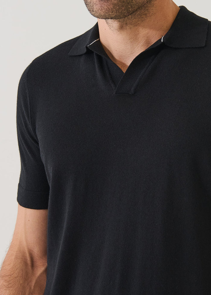 Johnny Collar Polo - Black