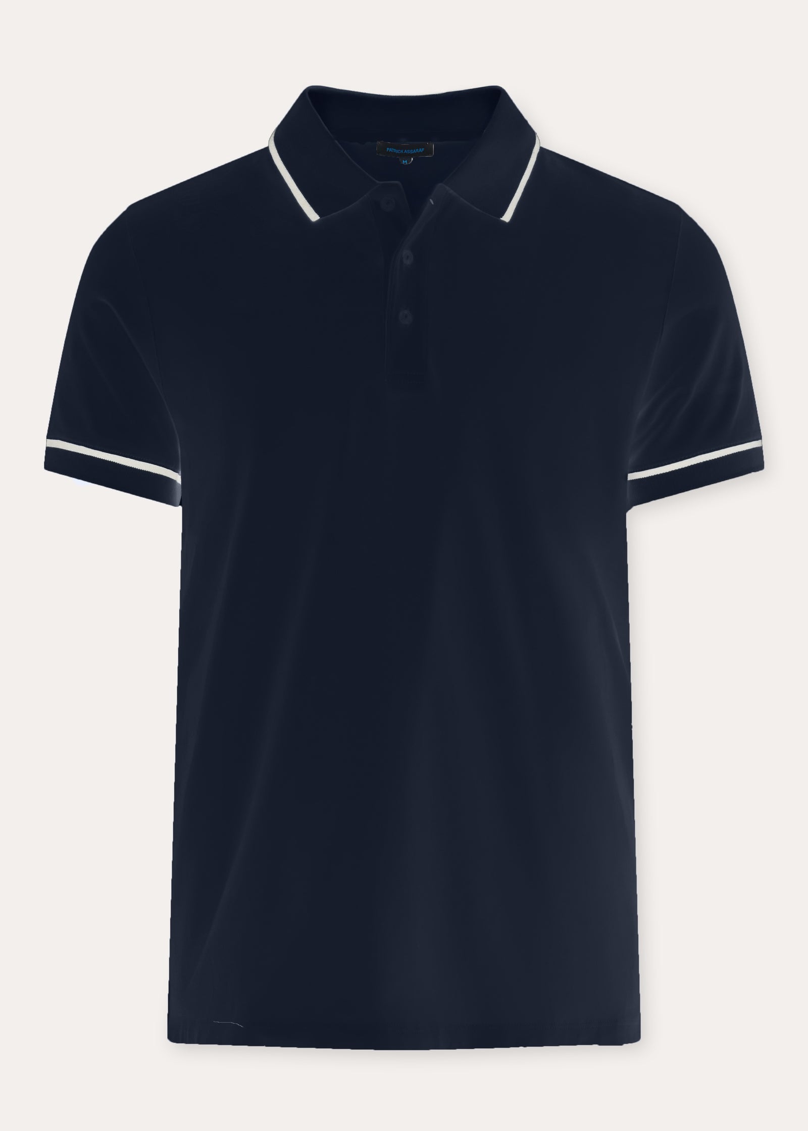 Pima Cotton Tipped Polo - Midnight – Rothmans New York