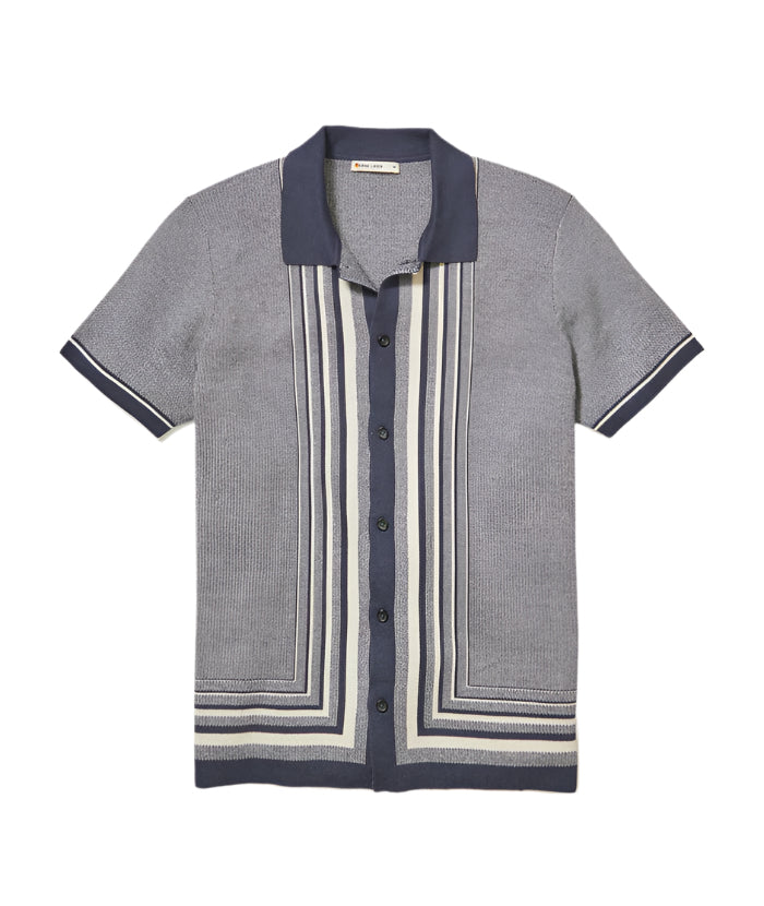 Marine Layer Ethan Sweater Button Down - India Ink
