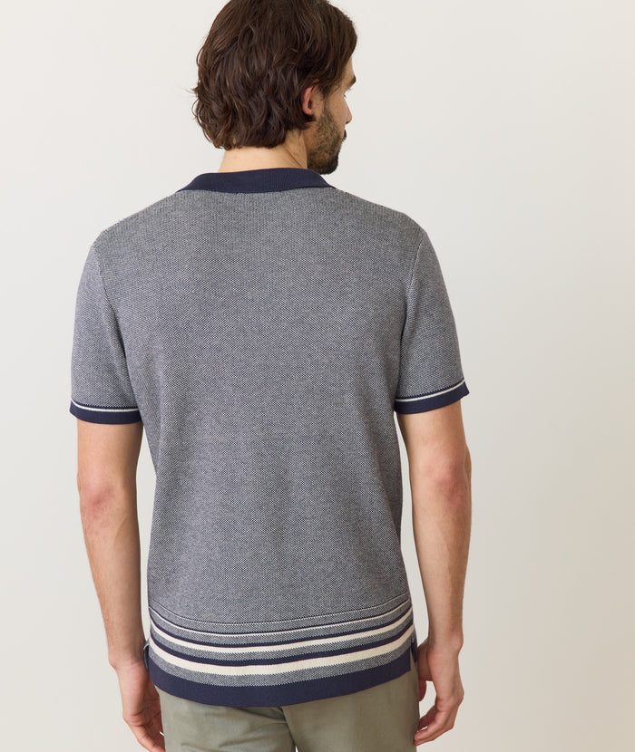 Marine Layer Ethan Sweater Button Down - India Ink