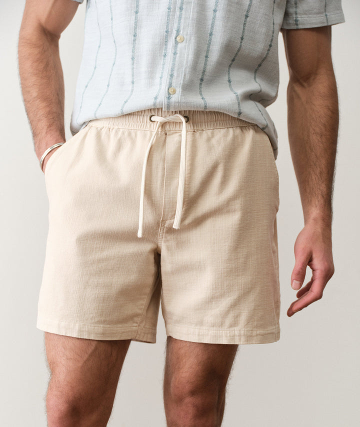 Saturday Drawstring Shorts - Sand