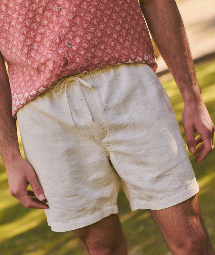 Saturday Drawstring Shorts - Natural