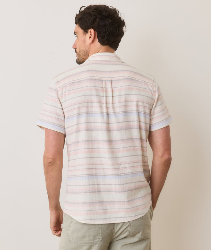 Marine Layer Selvage SS Shirt - Baja Stripe