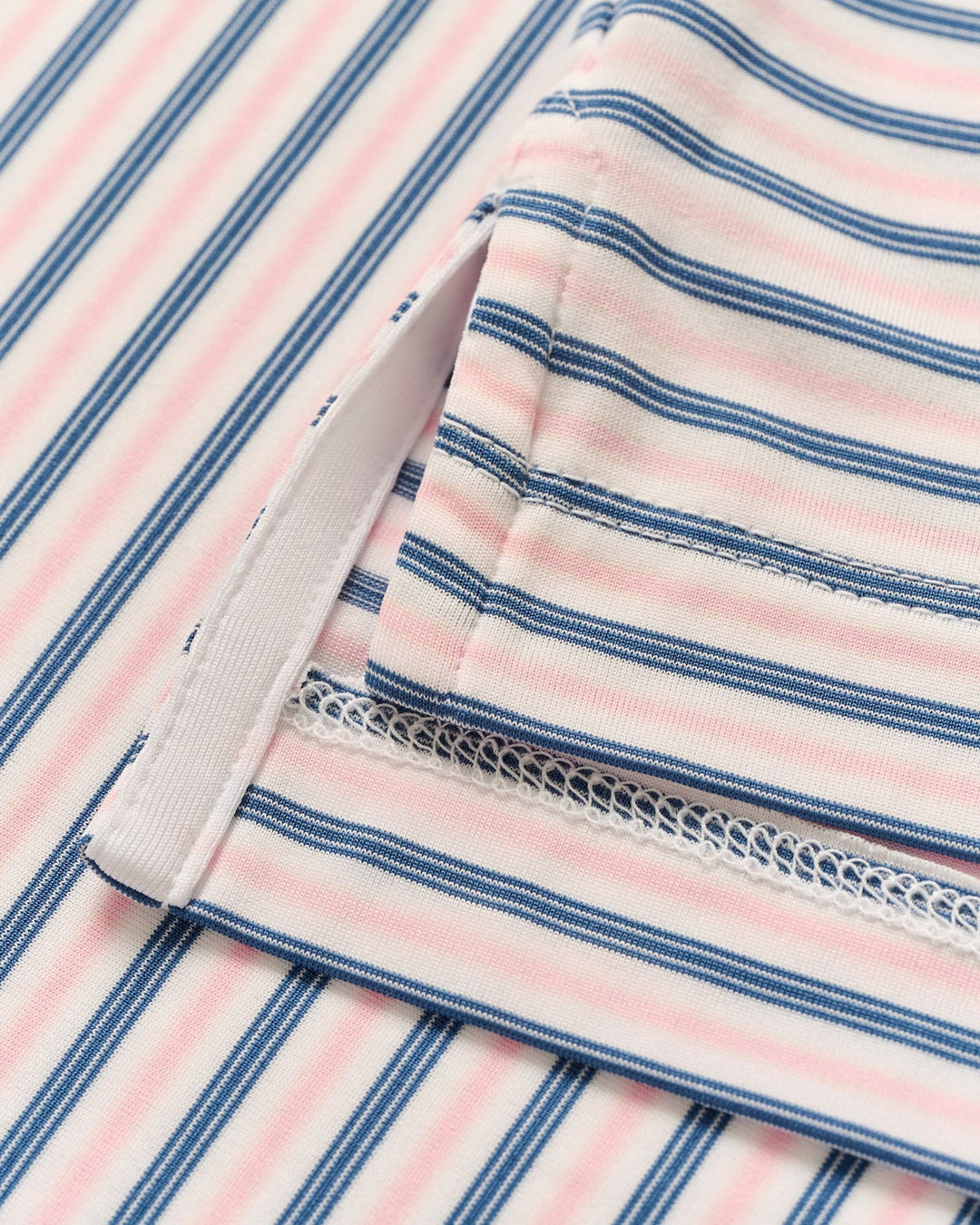 Bronte Striped Performance Polo - Porto Pink