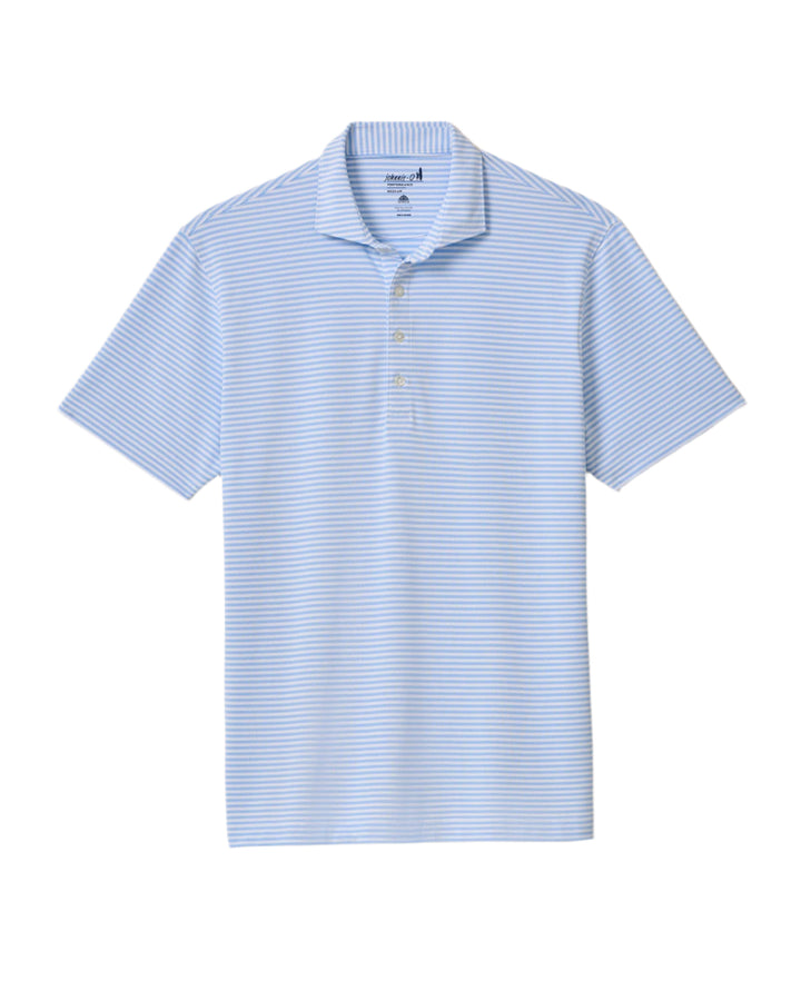 Johnnie-O Stetson Performance Mesh Polo - Maliblu Stripe