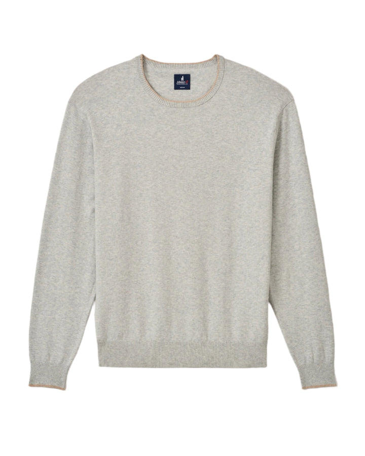 Johnnie-O Wren Crewneck Sweater - Light Gray